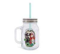 Disney The Nightmare Before Christmas Jack e Sally 21-Ounce Vetro Barattolo