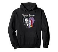 Disney The Nightmare Before Christmas Jack & Sally Together Felpa con Cappuccio