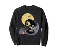 Disney The Nightmare Before Christmas Moon Silhouette Felpa