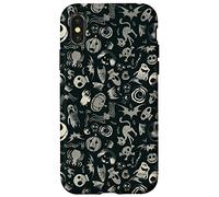 Disney The Nightmare Before Christmas Nero Custodia per iPhone X/XS