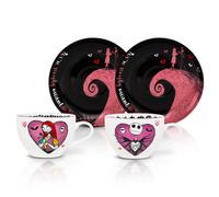 Disney The Nightmare Before Christmas Osso Cina Teacup e Piattino Set Di 2