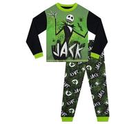 Disney The Nightmare Before Christmas Pigiami Bambino | Jack Skellington Pigiama Ragazzo Invernale | Tim Burton Merce | Verde 6-7 Anni