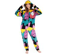 Disney The Nightmare Before Christmas Pile Pigiama Intero con Cappuccio Donna (Multicolore, S)