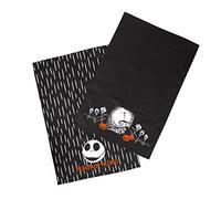 Disney The Nightmare Before Christmas - Set di 2 asciugamani neri di Jack Skellington, ad asciugatura rapida, strofinacci assorbenti, accessori da cucina Disney e decorazioni per la casa