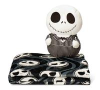 Disney The Nightmare Before Christmas Swirly Nightmare Silk Touch Throw e Hugger Set 50 x 60 pollici