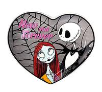 Disney The Nightmare Before Christmas VC700681L - Vassoio in Ceramica Multicolore a Forma di Cuore