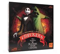 Disney Tim Burton’s The Nightmare Before Christmas Checkers | Featuring Jack Skellington vs. Oogie Boogie | Officially Licensed Disney Game | Collectible 2-Player Game | Ages 6+