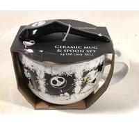 Disney Tim Burton The Nightmare Before Christmas Ceramica Tazza & Spoon Set