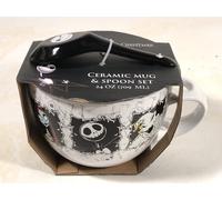 Disney Tim Burton The Nightmare Before Christmas Ceramica Tazza & Spoon Set
