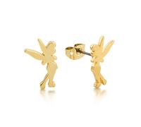 Disney Tinker Bell - Silhouette Stub Earrings 'Gold Plated'