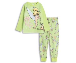 Disney Tinkerbell Verde Character Pigiama a maniche lunghe a gamba lunga Ragazze