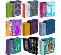 Disney Tiny Book Collection: Frozen, Moana, Cinderella, Winnie the Pooh, Lilo Stitch, Little Mermaid, Beauty Beast, Tangled (9 Miniature Books Set)
