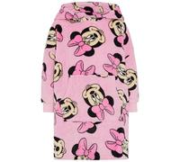Disney Topolina/Minnie Mouse - Felpa Oversize con Cappuccio in Pile e Tasca Gigante per Bambine - 4-5 Anni: 110cm