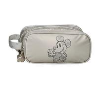 Disney Topolino 100 Accessori da viaggio- Custodia per trucchi, Bambine e ragazze, Grigio, Taglia Unica