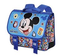 Disney Topolino Blissy-Zaino Cartable 2.0, Arancione, 38 x 30 cm, Capacità 13.5 L