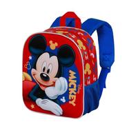 Disney Topolino Buddy-Zainetto 3D Elite, Rosso, 25 x 30 cm, Capacità 7 L