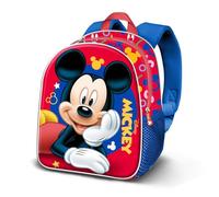 Disney Topolino Buddy-Zainetto 3D Elite, Rosso, 25 x 30 cm, Capacità 7 L