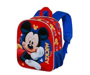 Disney Topolino Buddy-Zainetto 3D Elite, Rosso, 25 x 30 cm, Capacità 7 L