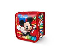 Disney Topolino Crayons-Borsa Porta Pranzo Termica, Rosso, 15 x 14 cm