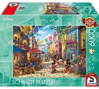 Schmidt - Puzzle Thomas Kinkade: Disney: Topolino e Minnie in Messico - 6000 Pezzi