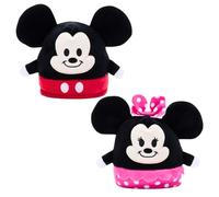 Disney Topolino e Minnie, peluche reversibile super morbido, 10 cm