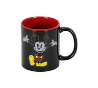 Disney Topolino Face-Tazza, Nero, 13 x 9.5 cm