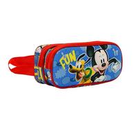 Disney Topolino Fun-Astuccio 3D Doppio, Multicolore, 22 x 9.5 cm