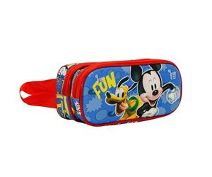 Disney Topolino Fun-Astuccio 3D Doppio, Multicolore, 22 x 9.5 cm