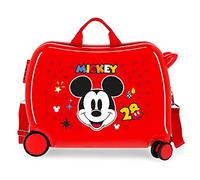 Disney Topolino Get Moving Valigia, rosso, 50 x 38 x 20 cm, Valigia per bambini