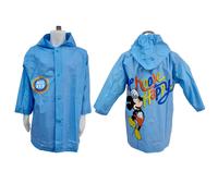Disney Topolino Giacca Parapioggia Impermeabile 3-8anni Mantella Azzurro Poncho