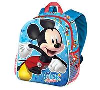 Disney Topolino House-Zaino Basic, Blu, 31 x 39 cm, Capacità 18.2 L