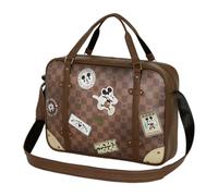 Disney Topolino Journey-Borsa Computer Laptop, Marrone, 42 x 30 cm