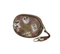 Disney Topolino Journey-Portamonete Pill, Marrone, 12 x 8,5 cm