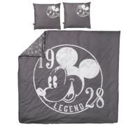 Disney Topolino " Legend Schizzo " Doppio Lenzuola 220 x 240 + 2x 63 x 63 Nuovo