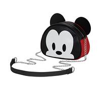 Disney Topolino M-Borsa a Tracolla Heady, Rosso, 20.5 x 15 cm