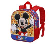 Disney Topolino Oh Boy-Zaino 3D Piccolo, Rosso, 26 x 31 cm, Capacità 8.5 L