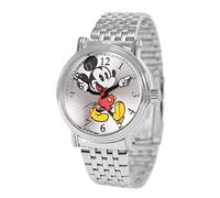 Disney Topolino - Orologio analogico al quarzo per adulti, stile vintage, argento, Bracciale