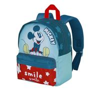 Disney Topolino Smile-Zainetto Prescolare Joy, Blu, 22 x 27 cm, Capacità 5 L