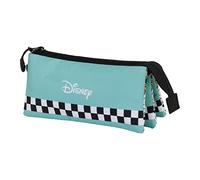 Disney Topolino Squares-Astuccio Triplo FAN 2.0, Blu, 23 x 11 cm