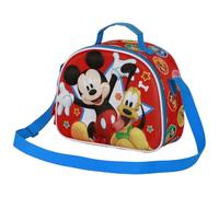 Disney Topolino Star-Borsa Porta Merenda 3D, Multicolore, 26 x 20 cm