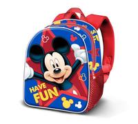 Disney Topolino Stars-Zainetto 3D Elite, Blu, 25 x 30 cm, Capacità 7 L