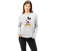 Disney Topolino Strides Maglia di Tuta, Grigio Erica, 46 Donna