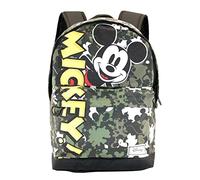 Disney Topolino Surprise-Zaino HS FAN, Verde Militare, 30 x 43 cm, Capacità 22 L