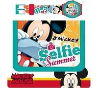 Disney Topolino WD16887 Set Orologio digitale e Portafoglio, 25 cm, Multicolore