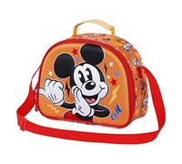 Disney Topolino Whisper-Porta Merenda 3D, Arancione, 25.5 x 20 cm