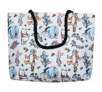 Disney Tote Winnie the Pooh Eeyore Piglet Tigger Beach Print Lightweig