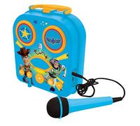 Disney Toy Story 4, Il Mio Karaoke Portatile Segreto, con Microfono, Jack aux-in, Porta SD, Funzione Karaoke, Blu, BTC050TS