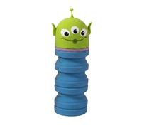 Disney Toy Story - Astuccio estensibile in silicone con coperchio a forma di personaggio per scuola, arte e viaggi, Alien, One Size, Contemporane