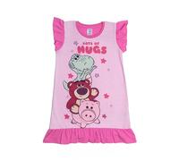 Disney Toy Story - Camicia da notte per bambine, pigiama Rex Lotso Hamm, rosa, 5-6 Years