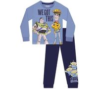 Disney Toy Story Pigiama Ragazzo, Pigiama Bambino Woody E Buzz Lightyear, Pigiami Ragazzo Manica Lunga, Blu 5-6 Anni